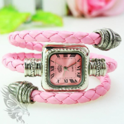 Женские наручные часы браслет Snake Fashion Pink