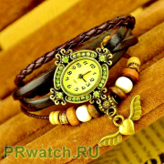Винтажные часы Крылья ангела Brown