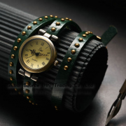 Женские наручные часы в стиле Винтаж Green